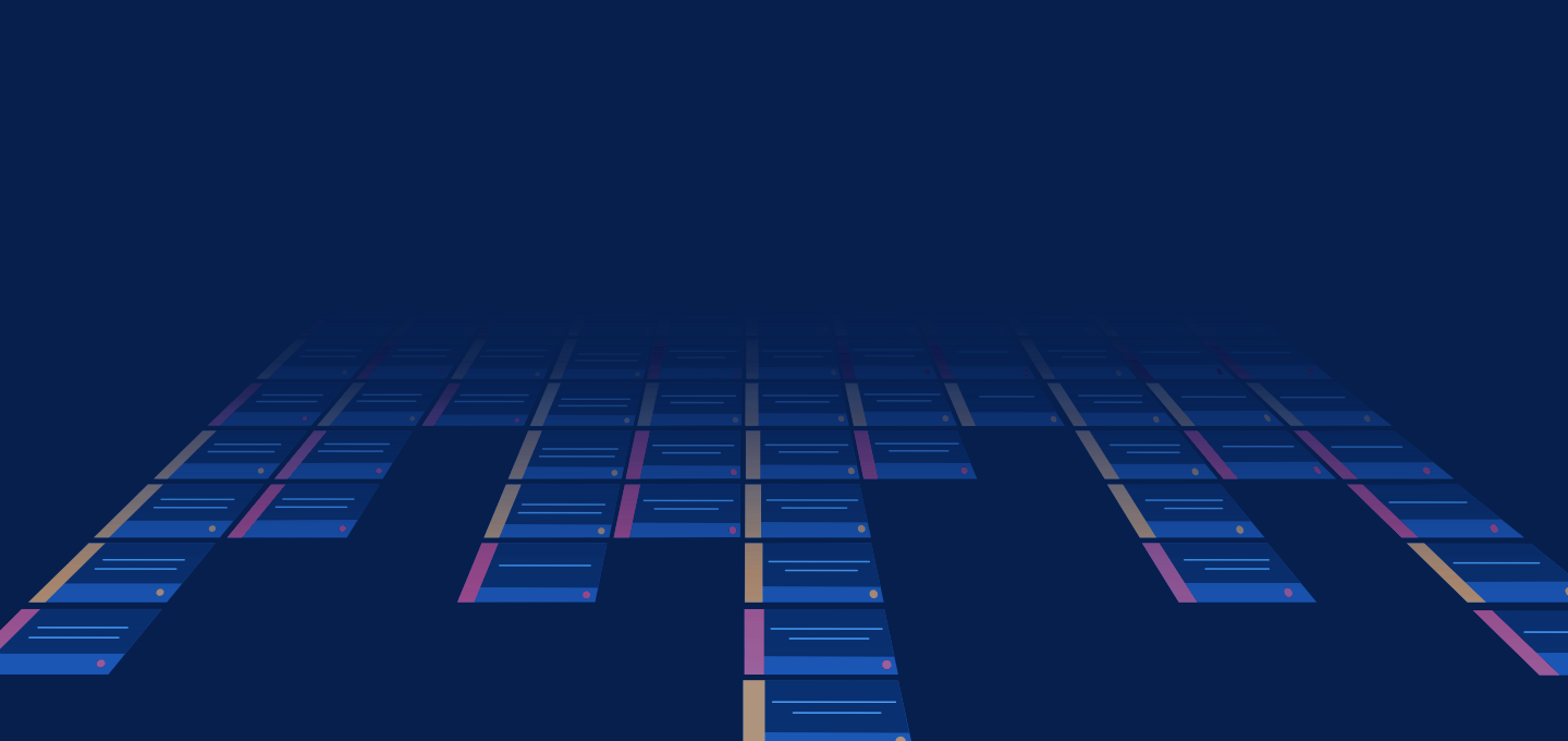 Immagine di sfondo incolonnate con cartelle 3D